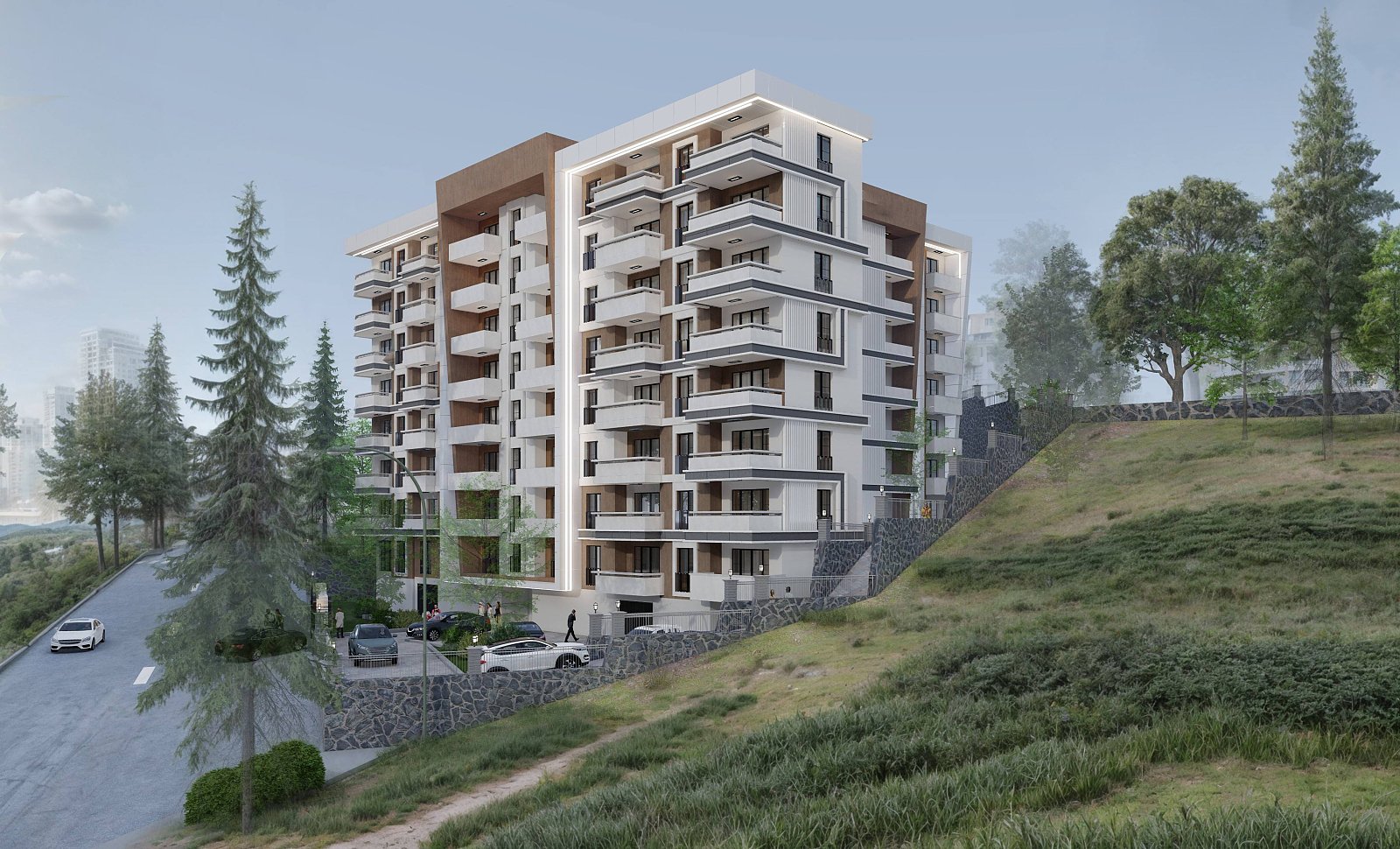 2 bedroom apartment 85 m² Yalincak, Turkey