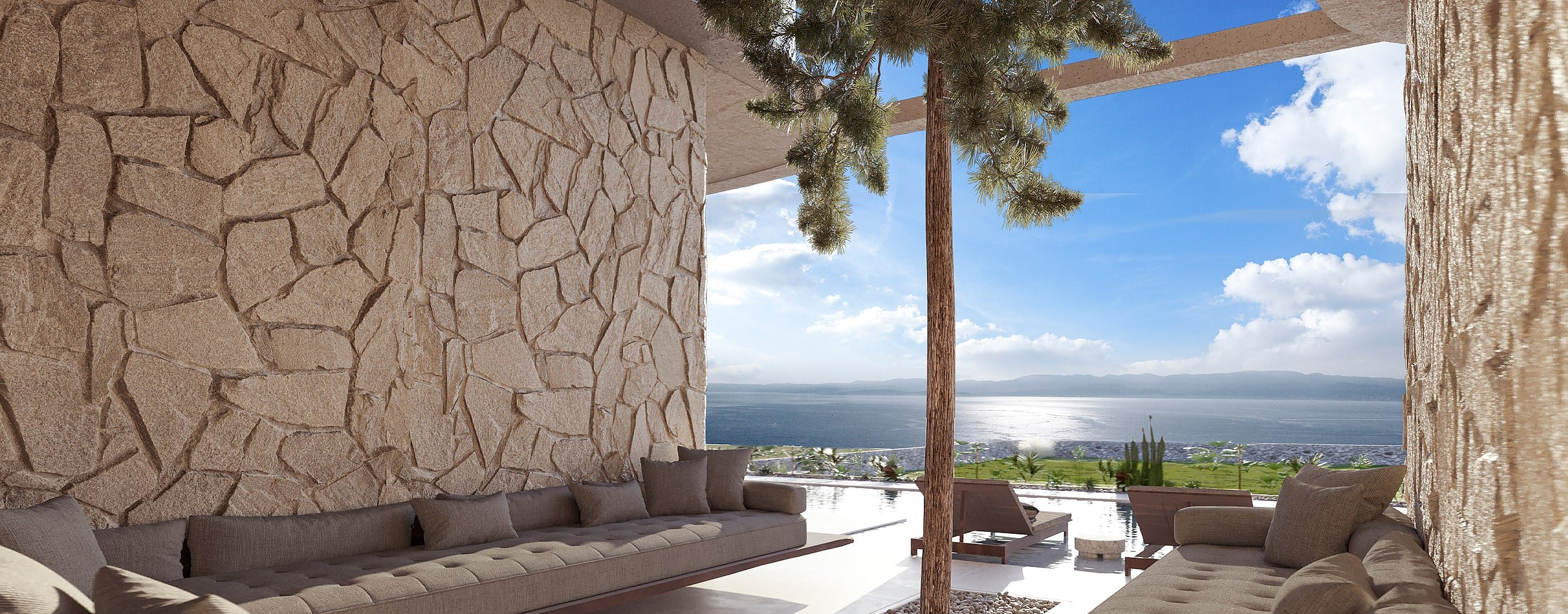Çeşme'de Denize ve Plaja Sıfır Havuzlu Villalar