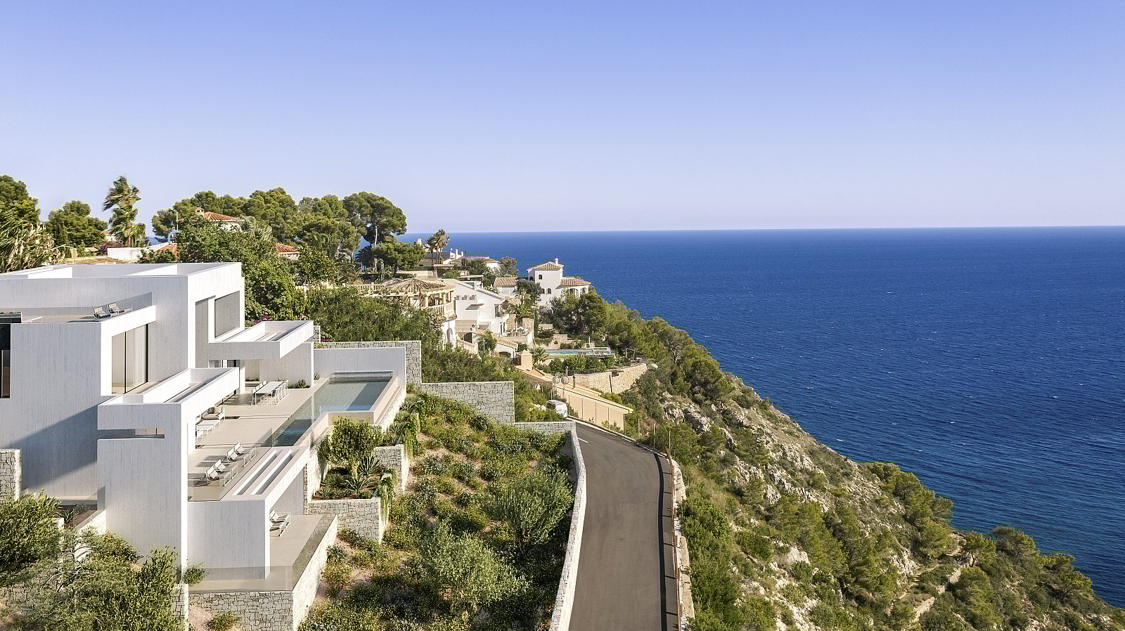 Jávea Alicante'de Deniz Manzaralı 5 Yatak Odalı Villa