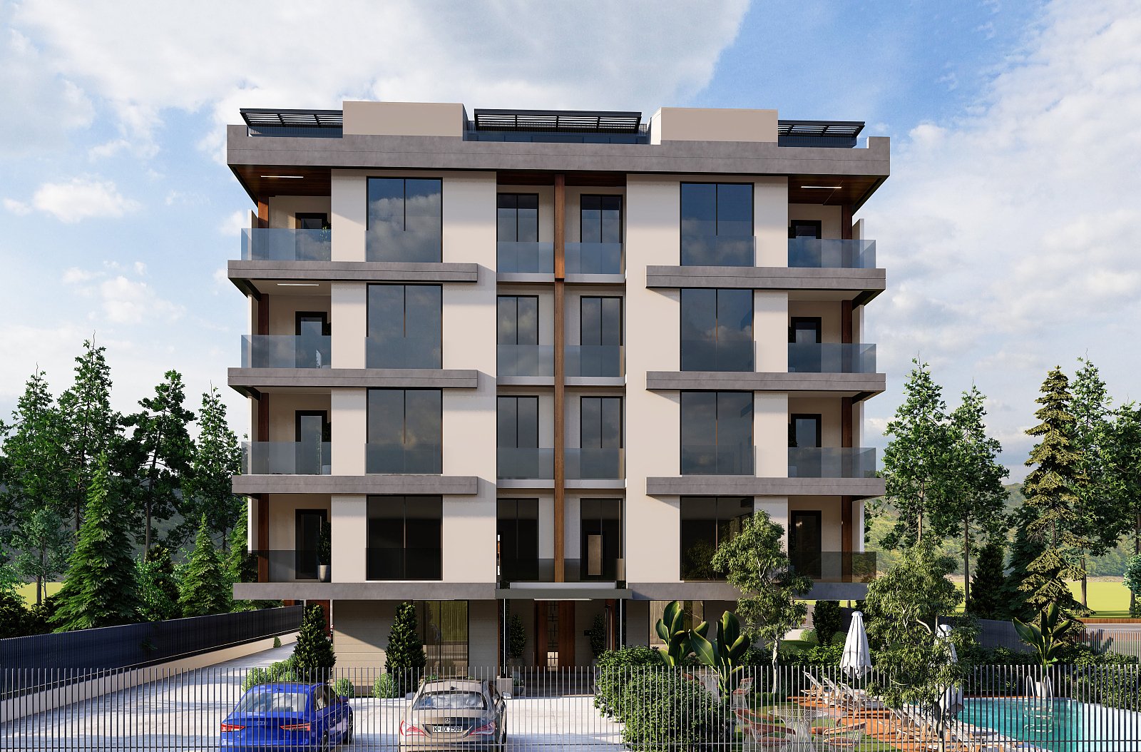 Квартира 3 комнаты 84 м² Коньяалты, Турция