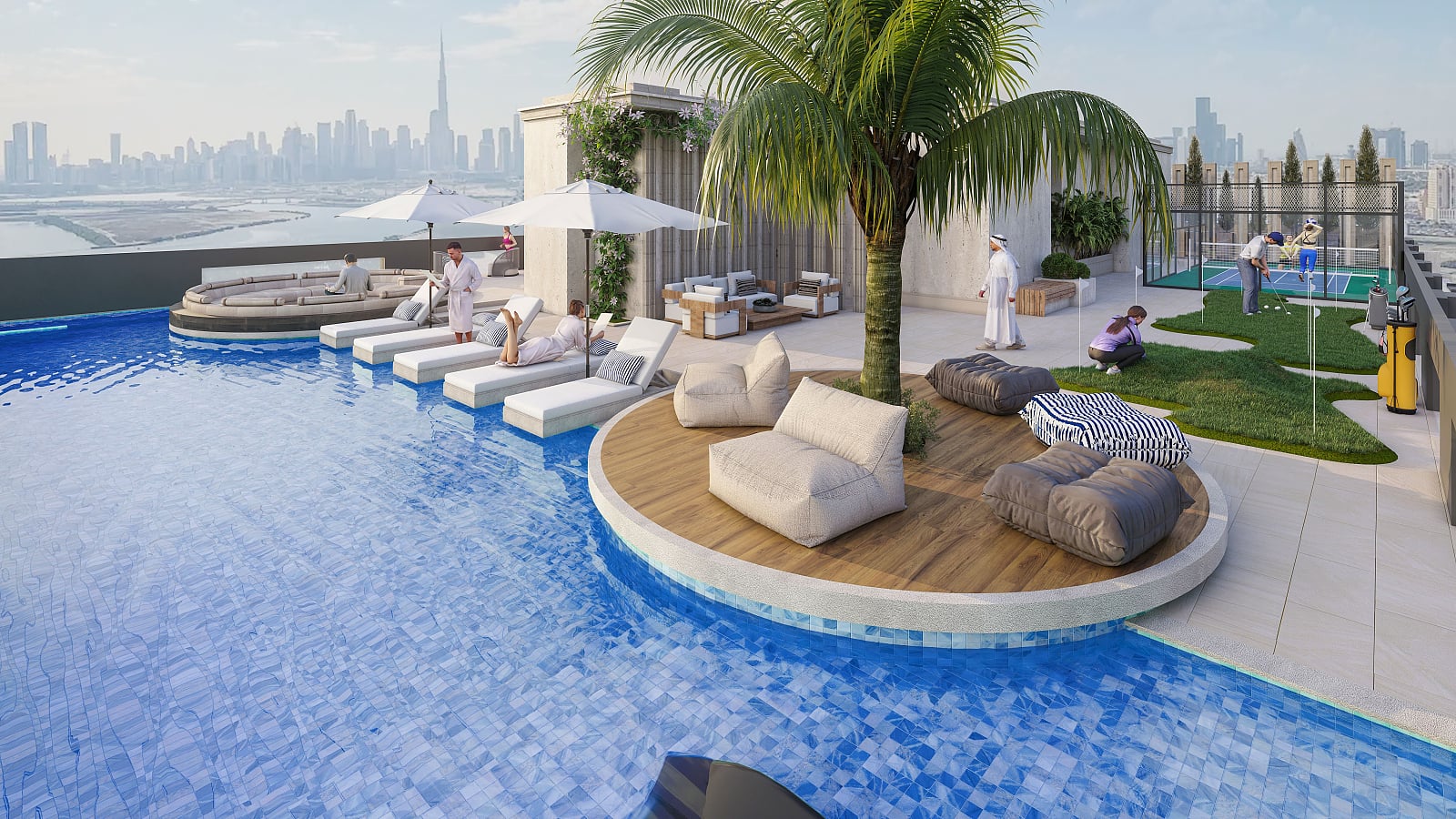 1 room apartment 34 m² Dubai, United Arab Emirates