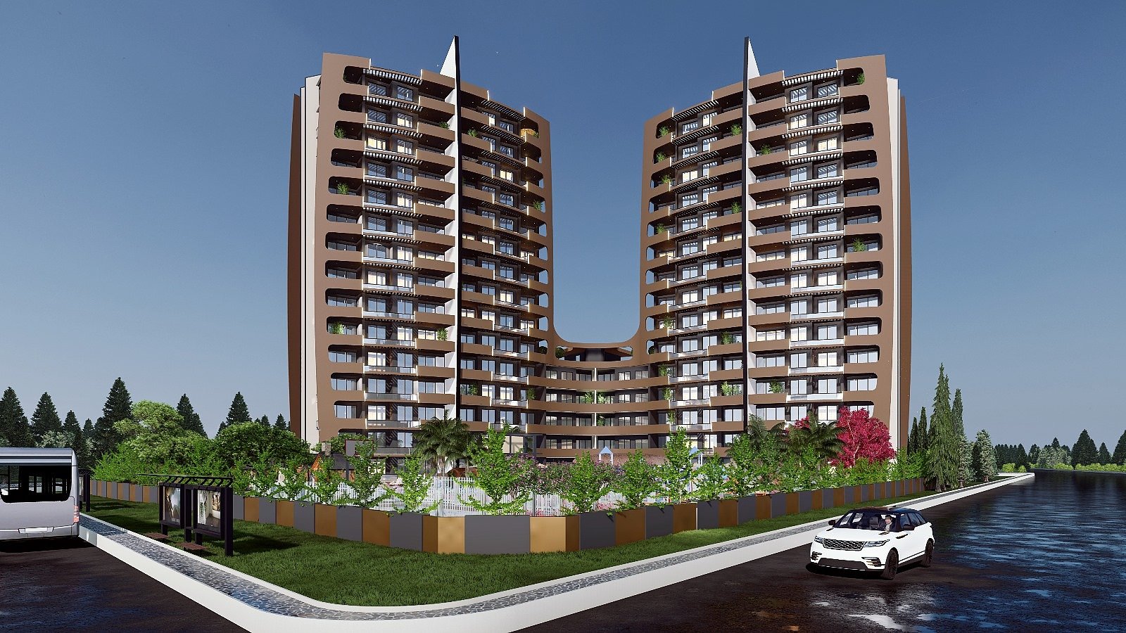 Квартира 3 комнаты 95 м² Kalekoey, Турция