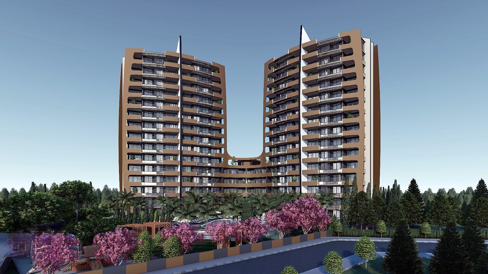 2 bedroom apartment 95 m² Kalekoey, Turkey