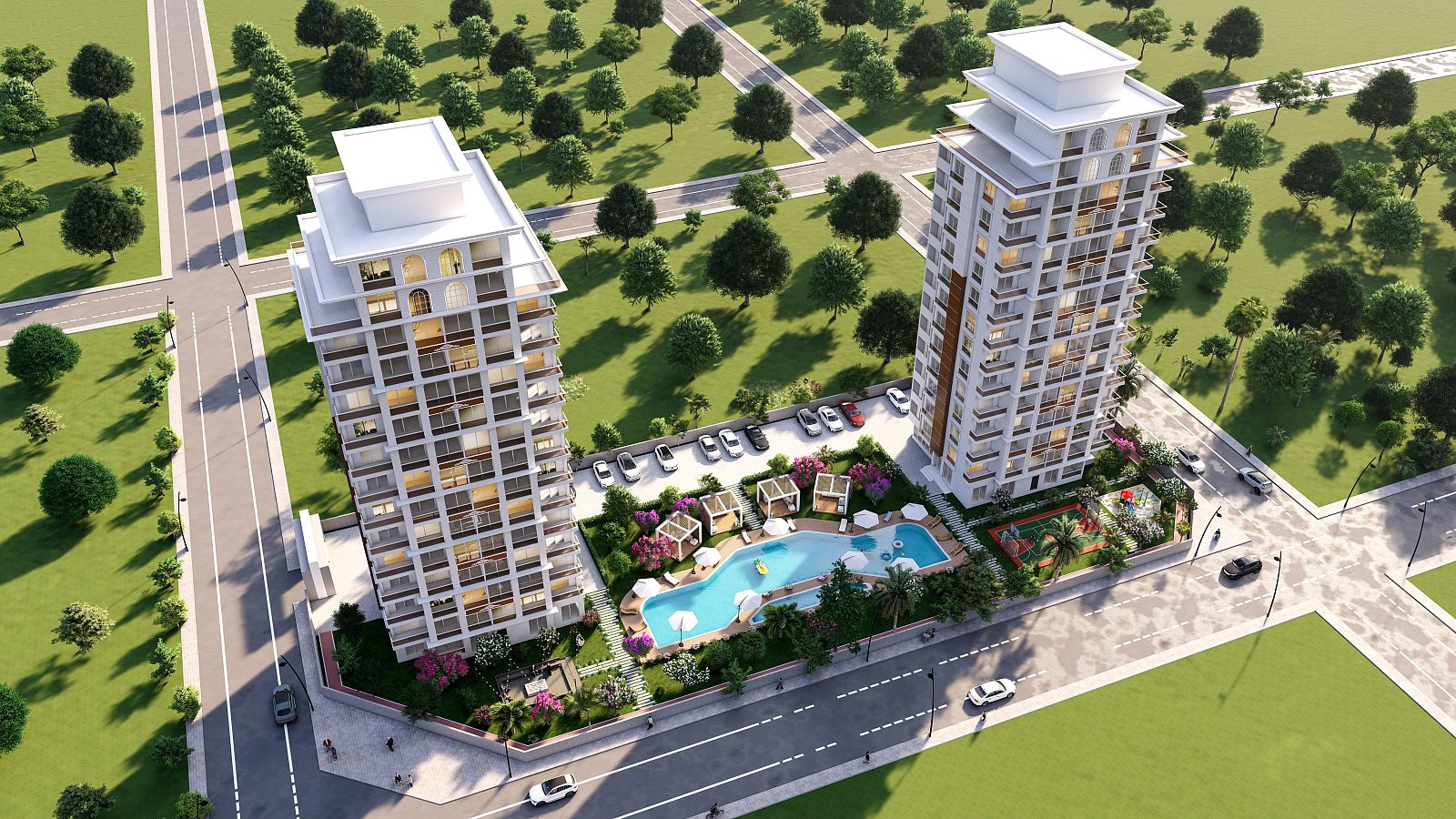 Apartamento 3 habitaciones 95 m² Toroslar, Turquía