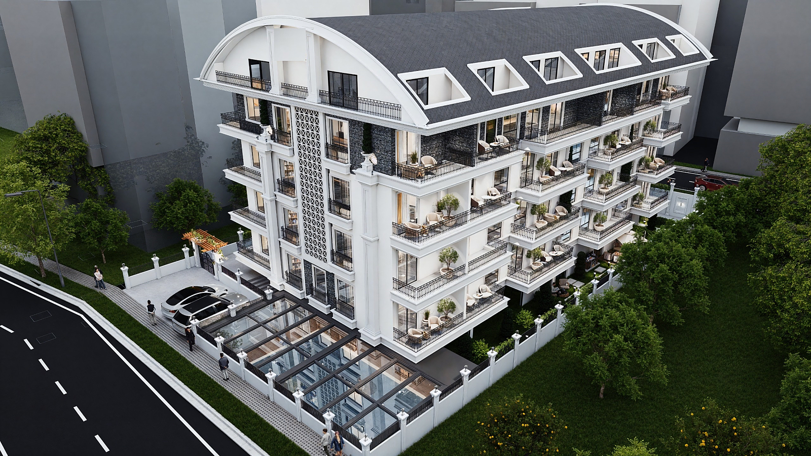 Curated visual reference: Picture Idea: City View Apartments In A Single Block Complex In Alanya