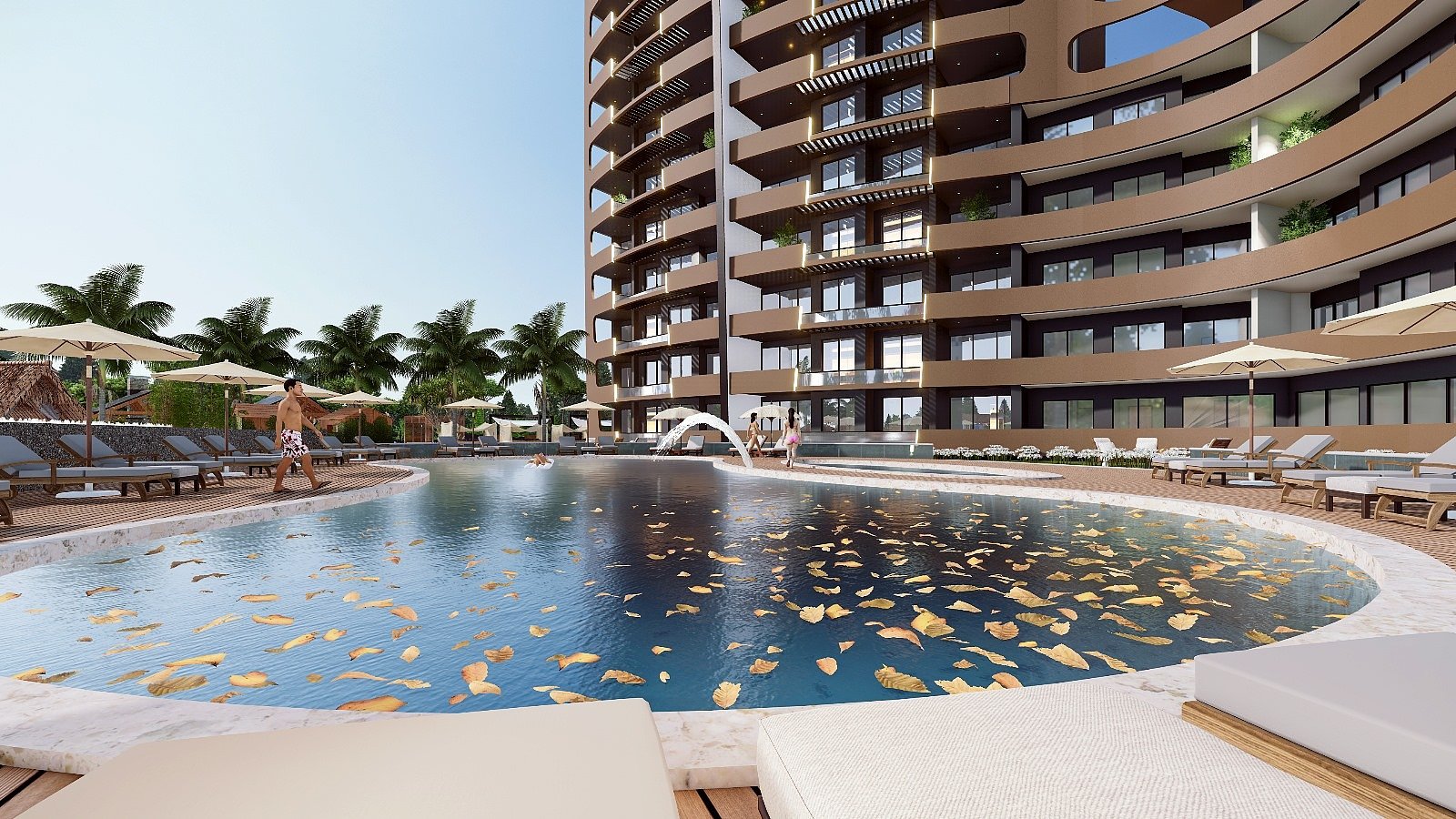 2 bedroom apartment 95 m² Kalekoey, Turkey