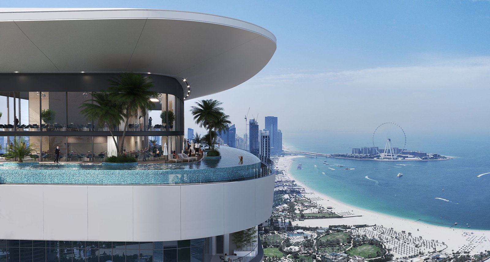 Dubai Marina'da Sahile Yürüme Mesafesinde Lüks Daireler