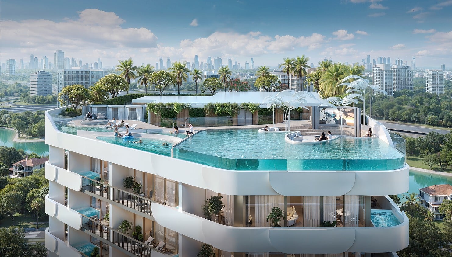 Mieszkanie 2 pokoi 85 m² Dubaj, Emiraty Arabskie