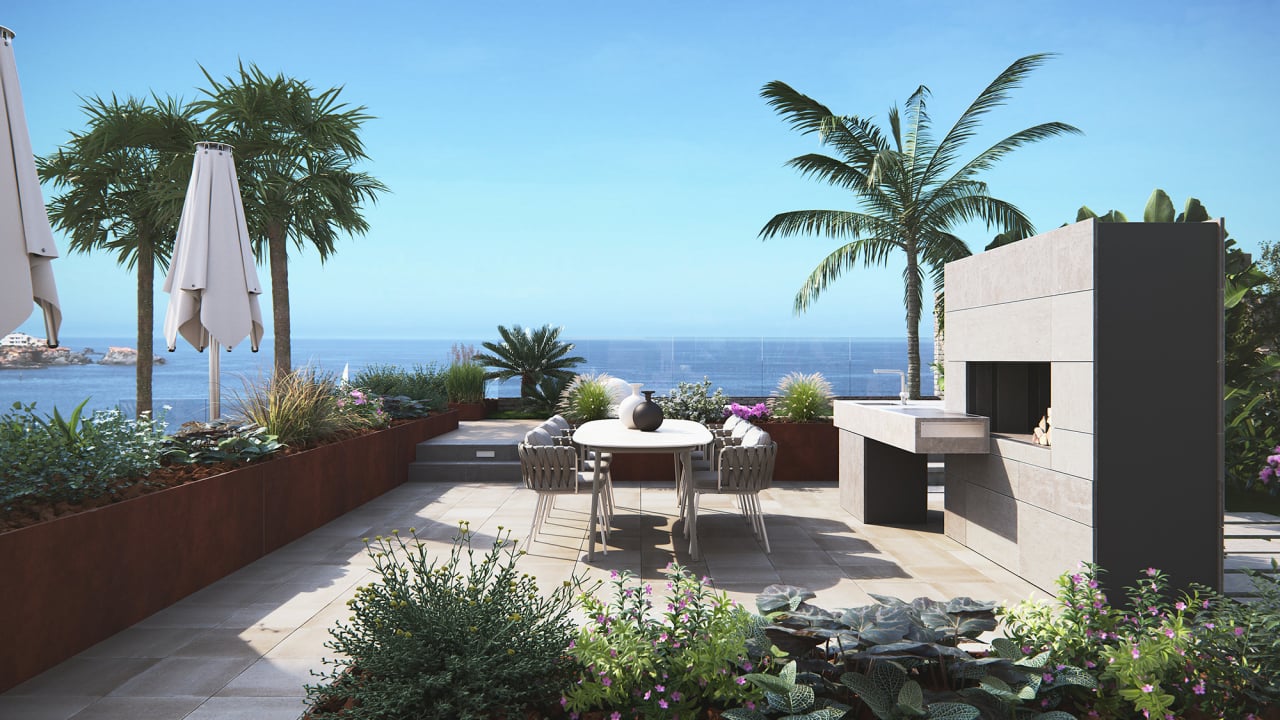 İspanya Cabo de Palos'ta Ayrıcalıklı Deniz Manzaralı Müstakil Villa