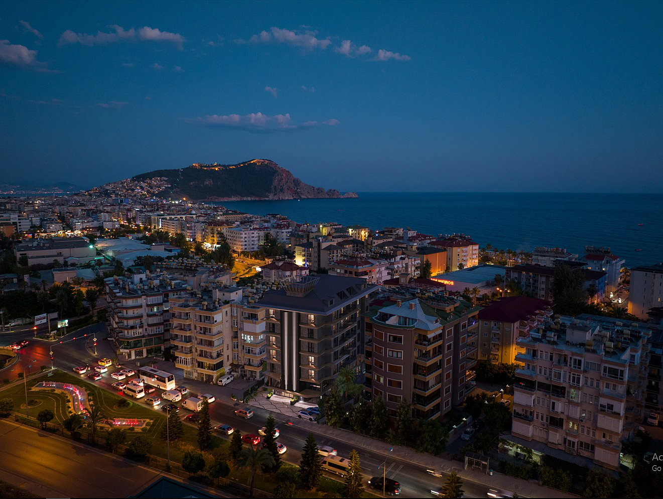 Mieszkanie 2 pokoi 78 m² Alanya, Turcja