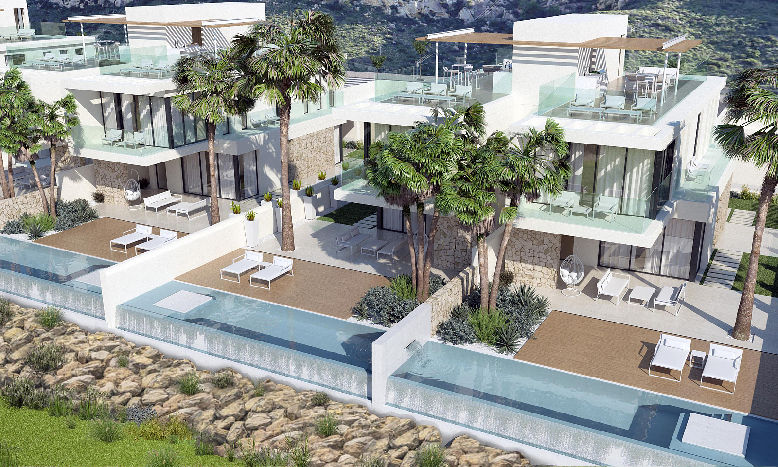 Photo inspiration: Gallery Detail: Sleek Golf Villas With Private Pools In Monforte Del Cid