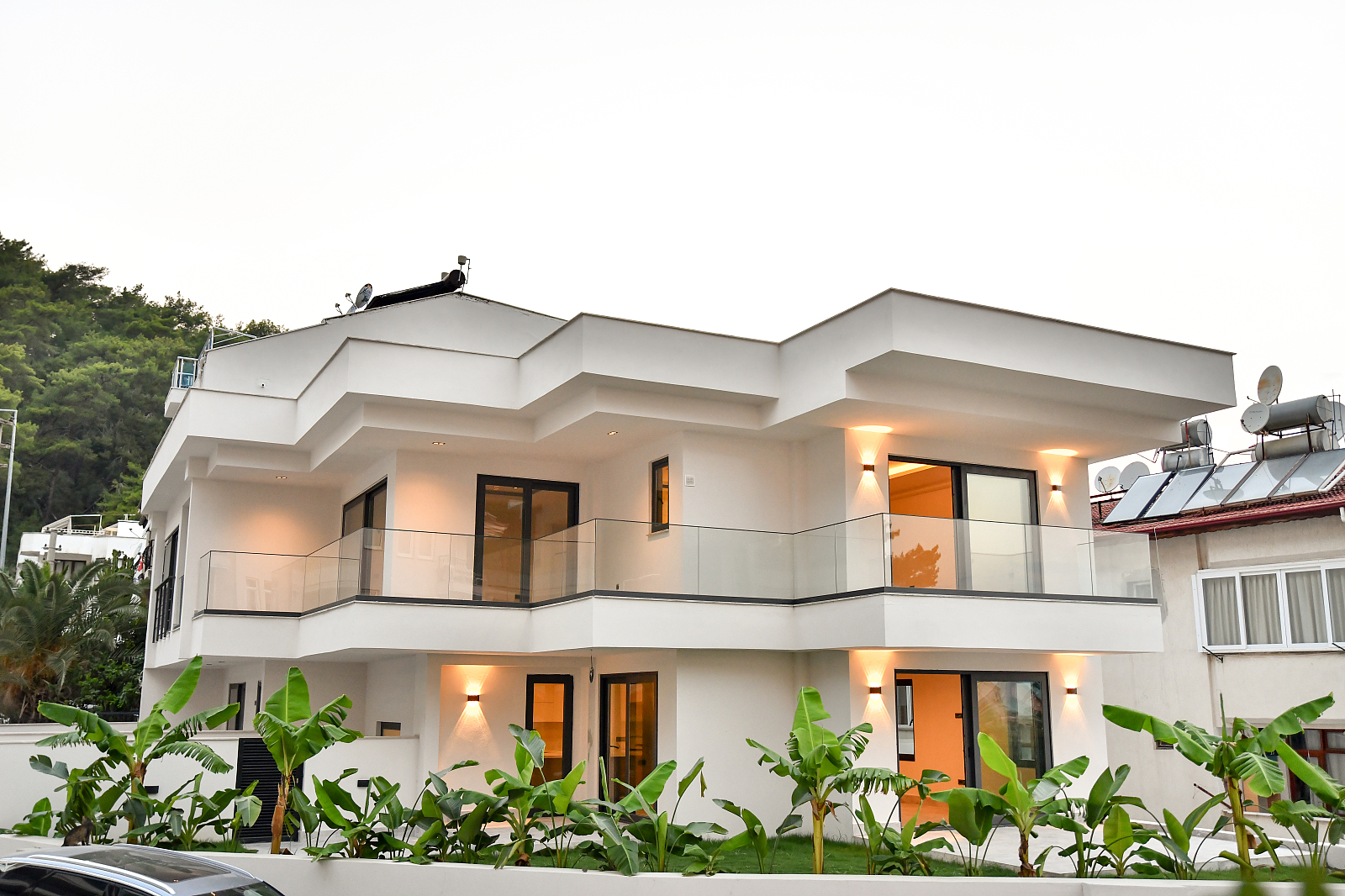 Centrally Located Triplex Villas with Garden in Muğla Fethiye