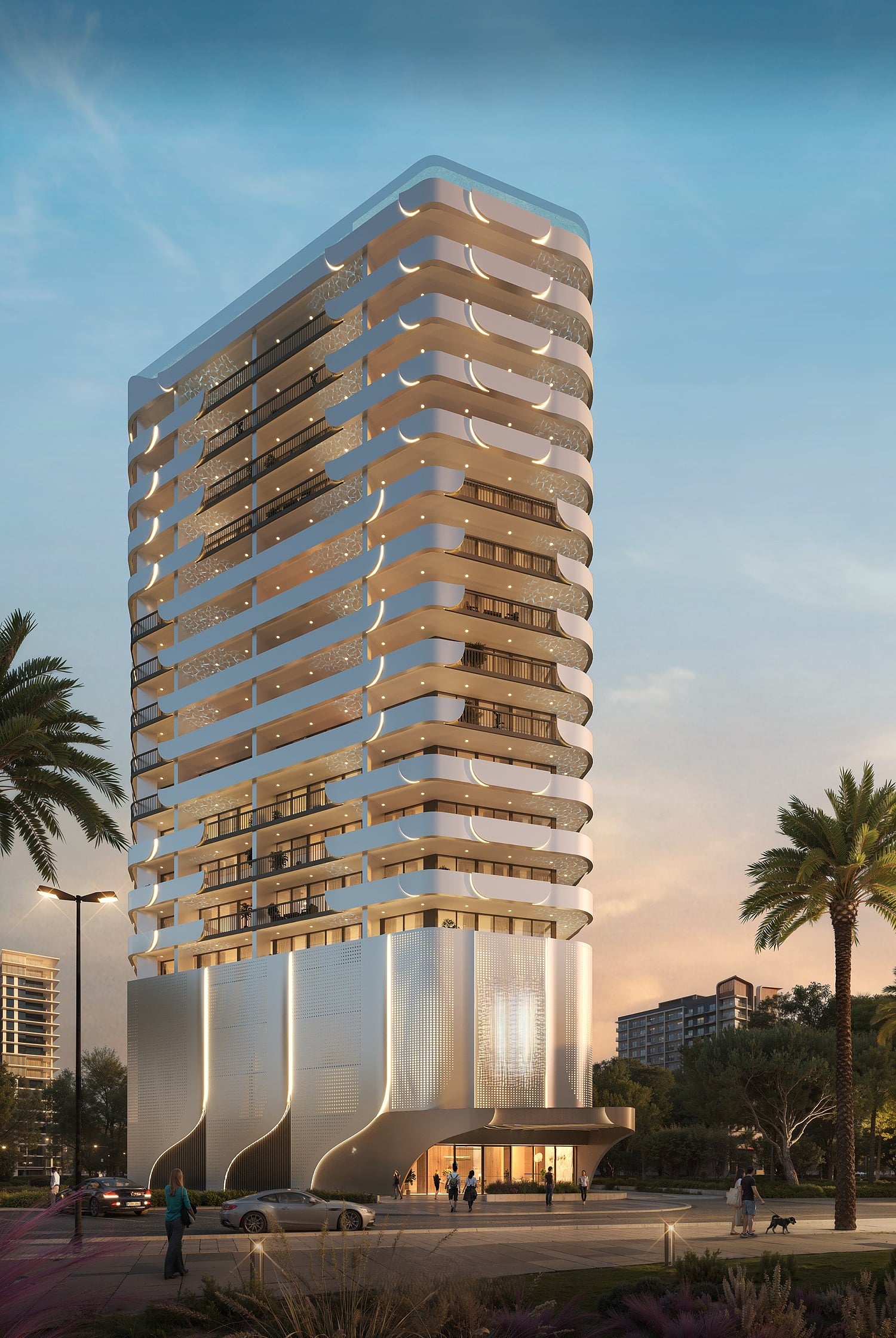 Mieszkanie 2 pokoi 85 m² Dubaj, Emiraty Arabskie