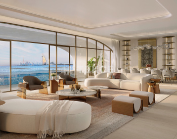 朱美拉棕榈岛（palm Jumeirah）上的海景和迪拜市景公寓 8