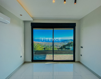 Haus Mit Pool, Garten, Stadt- Und Meerblick In Alanya Antalya 30