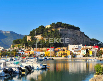 Denia, Alicante'de Plaja Yakın Yarı Müstakil Villalar 8
