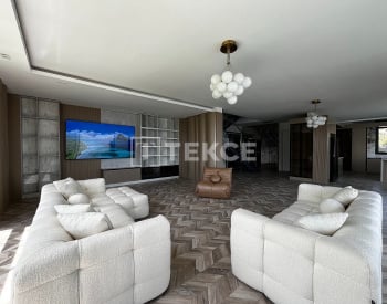 Villor Med Panoramautsikt Över Havet Och Staden I Alanya Turkiet 9