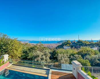 Haus Mit Pool, Garten, Stadt- Und Meerblick In Alanya Antalya 36
