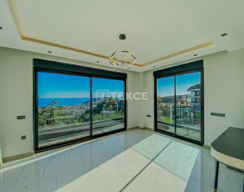Haus Mit Pool, Garten, Stadt- Und Meerblick In Alanya Antalya 14