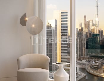 Business Bay'de Burj Khalifa ve Kanal Manzaralı İkonik Proje 9