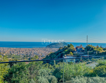 Haus Mit Pool, Garten, Stadt- Und Meerblick In Alanya Antalya 15