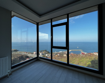 Готовая Квартира с Панорамным Видом на Море в Трабзоне