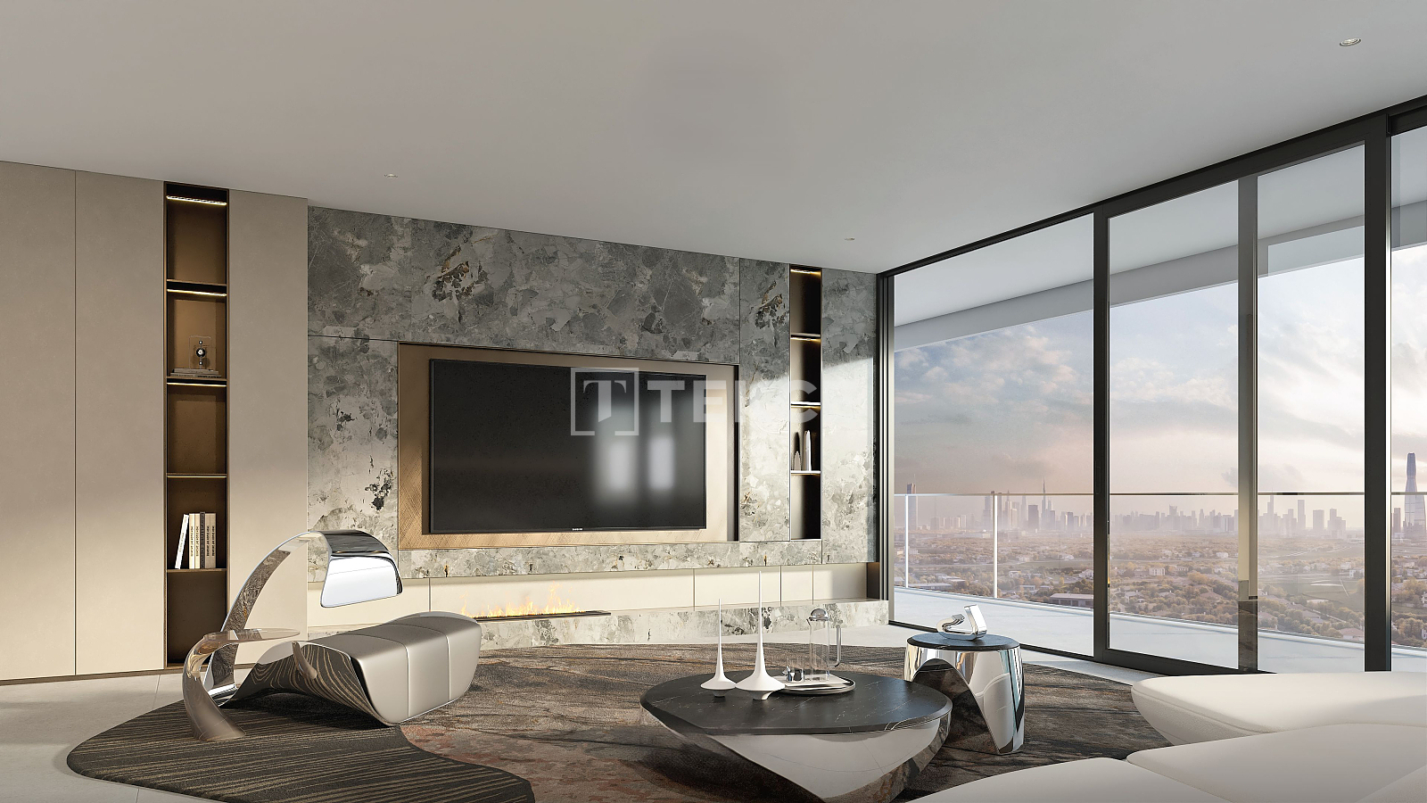 迪拜体育城(Dubai Sports City)公寓,配备完