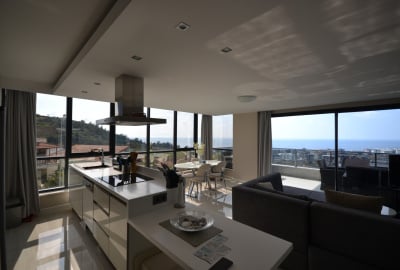 Piso Amueblado Con Vistas Al Mar Y A La Ciudad En Kargıcak 1