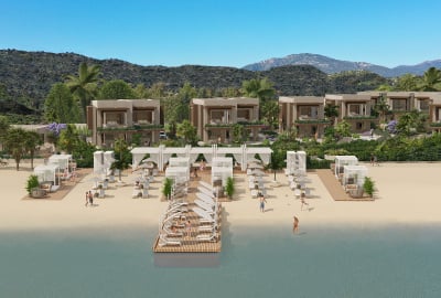 Bodrum Bitez'de Özel Plajlı Sitede Lüks Villalar 1