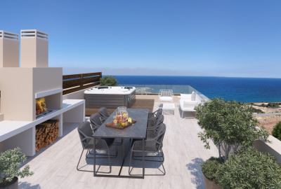 Sea and Mountain-view Apartments in Girne Esentepe 1