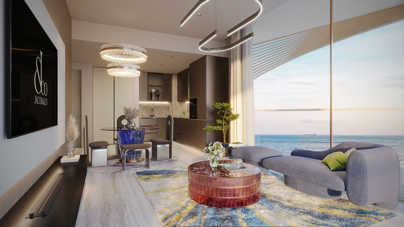 Apartamento 2 habitaciones 70 m² Ras al-Jaima, Emiratos Árabes Unidos