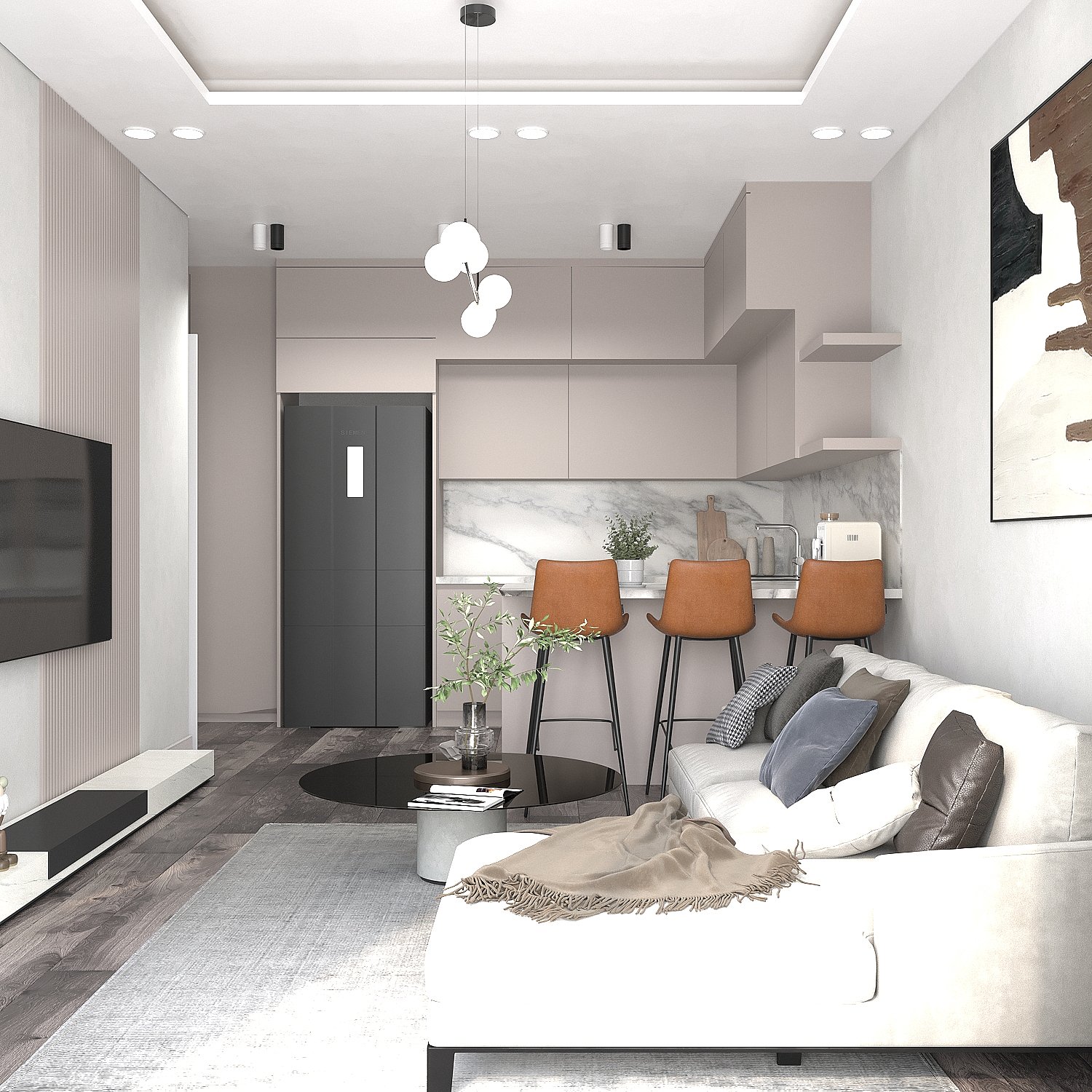 Квартира 3 комнаты 73 м² Коньяалты, Турция