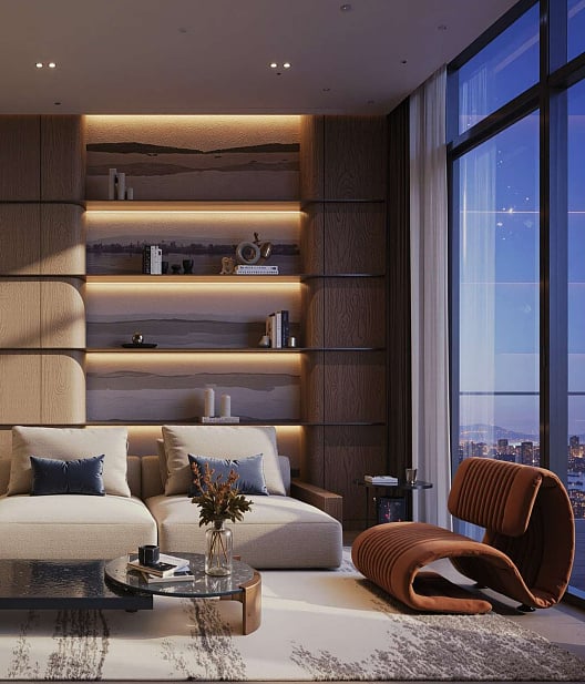 Apartamento 2 habitaciones 77 m² Dubái, Emiratos Árabes Unidos