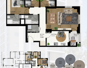 Brand New Spacious Apartments Near the Main Road in Bayraklı 3