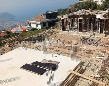 Villor Med Panoramautsikt Over Staden Och Pool I Alanya 38