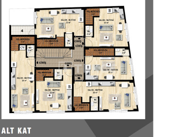 Betaalbare Appartementen In De Boulevard In Bursa 5