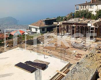 Villor Med Panoramautsikt Over Staden Och Pool I Alanya 39