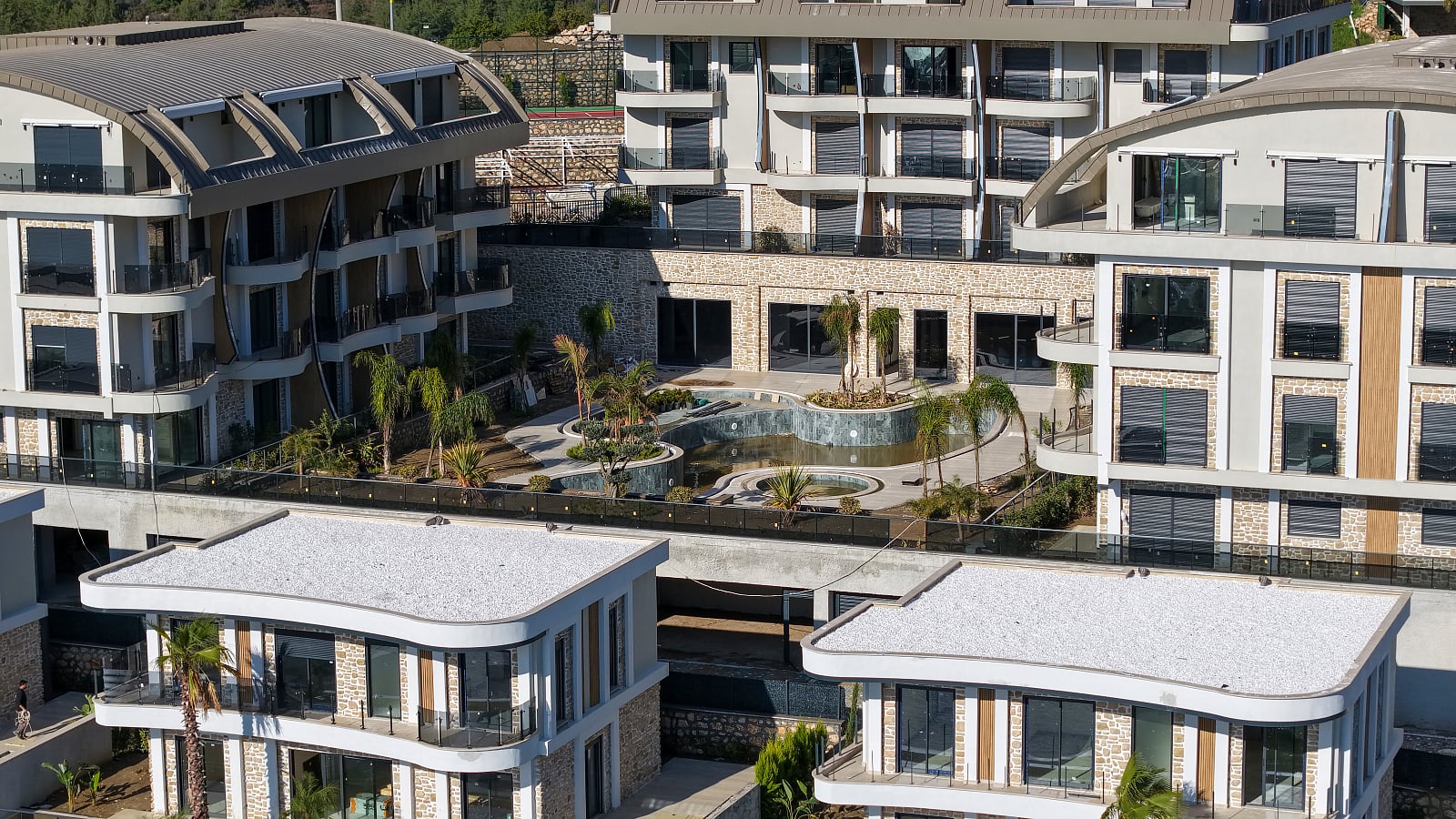 Piso en edificio nuevo Apartamentos con vistas panorámicas a la ciudad en Kargıcak Alanya