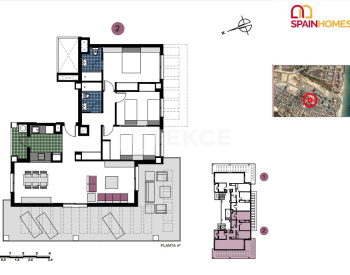 Orihuela Alicante'de Şık Sahil Kenarı Daireler 16