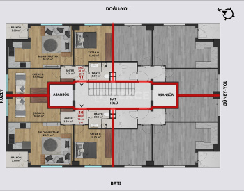 Appartements Flambant Neufs À Muratpaşa, À 1,6 Km Du Centre Commercial 33