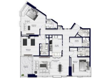 Appartements De Luxe Avec Vue Sur La Mer Et Piscine Privée À Abu Dhabi 11