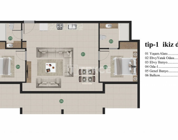 Apartamentos Con Vistas Al Mar En Un Complejo En Dörttepe 37