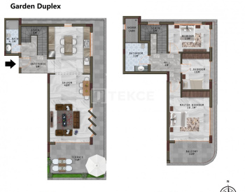 Ready to Move Seaview Apartments in Alanya Kargıcak 33