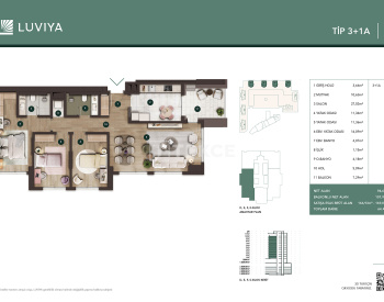 Первоклассные квартиры в проекте «Luviya» в Анталии, Муратпаша 51