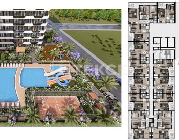 Nuevos Apartamentos En Venta En Mersin Arpaçbahşiş Con Piscina 28