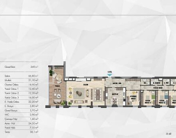 İstanbul Kartal'da Kapsamlı Proje Ulaşım Ağlarına Yakın Daireler 23