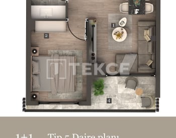 Appartementen In Een Complex Met Een Zwembad In İzmir Karşıyaka 39