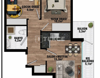 Appartementen Met Slimme Thuis Systemen In Complex In Aksu Antalya 34