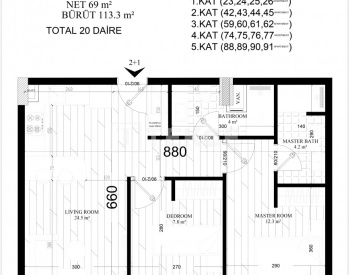 Wohnungen Mit Privatstrand In Einem Komplex In Antalya 34