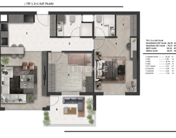 Spacious Flats with En-suite Bathrooms in Aksu Antalya 22